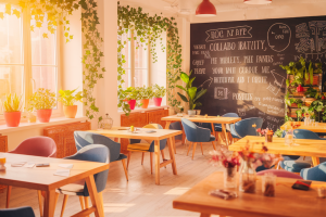 Un espace de co-working chaleureux et dynamique.